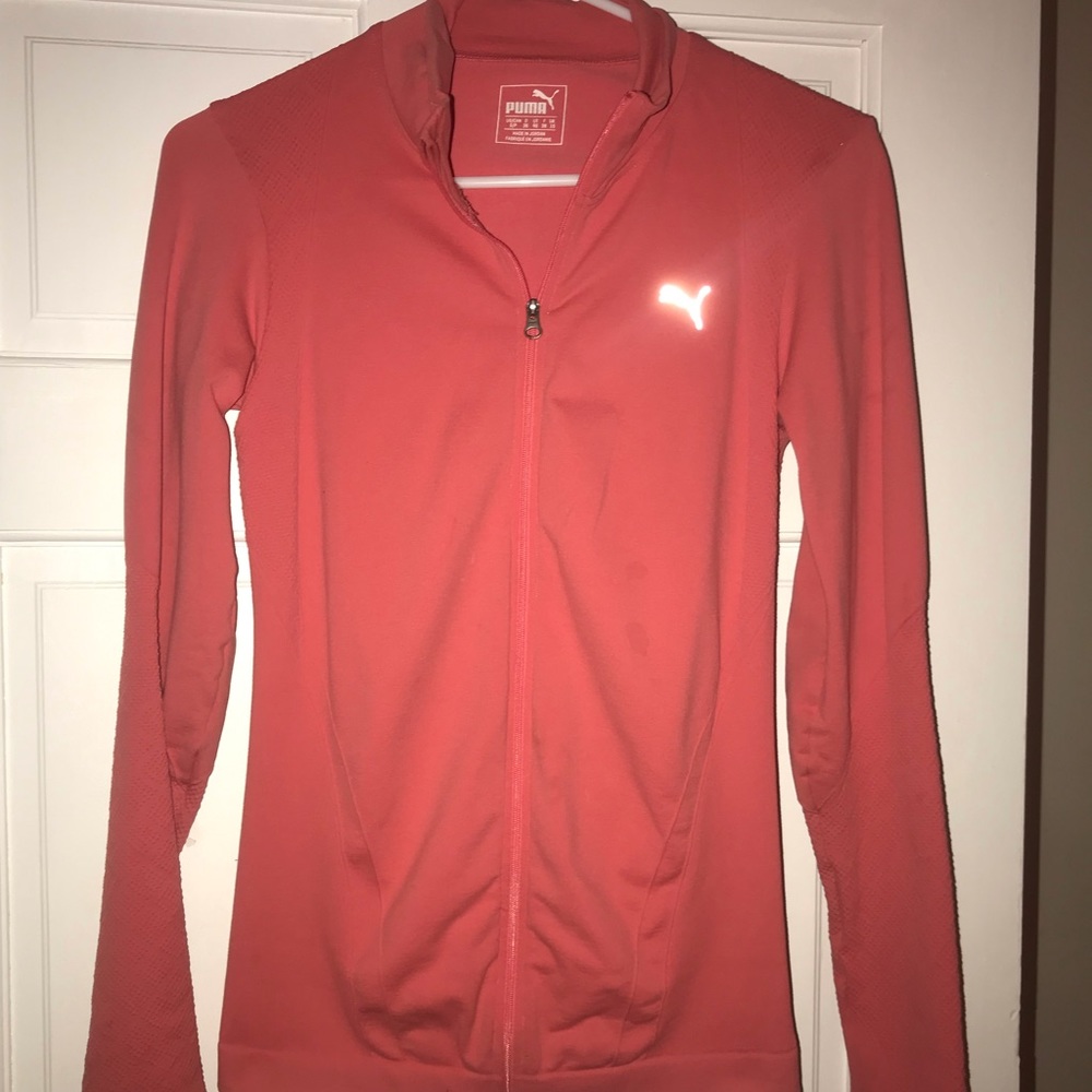 Coral Pink Puma Sweater
